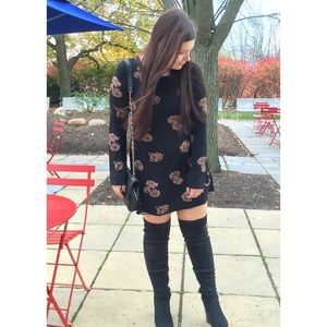 Forever 21 Floral Long Sleeve Dress